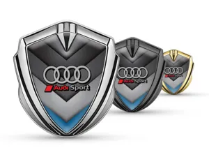 Audi Cupolato Emblema Badge Disegno Lussuoso Lega